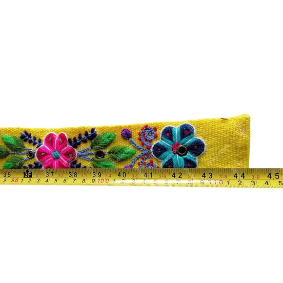 Multicolor Wool Fabric Headband Belt Set Ayacucho main image 4